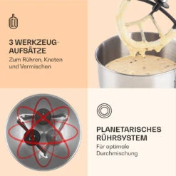 Bella Küchenmaschine 2000 W / 2,7 PS 5 Ltr Edelstahl BPA-frei 11 Bella Küchenmaschine 2000 W / 2,7 PS 5 Ltr Edelstahl BPA-frei -Haushaltsgeräte Store 10008232 de 0004 logo