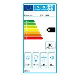 TR90WS Dunstabzugshaube Ablufthaube LED-Licht Edelstahl 90 Cm 340 M³/h -Haushaltsgeräte Store 10011486 energy label