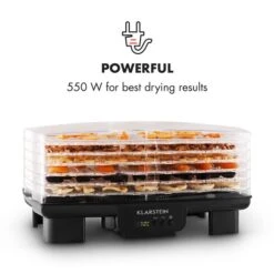 Bananarama Dörrautomat Schwarz 550W Trockner Dehydrator 6 Etagen 14 Bananarama Dörrautomat Schwarz 550W Trockner Dehydrator 6 Etagen -Haushaltsgeräte Store 10027831 yy 0004 logo Klarstein Bananarama Doerrautomat schwarz reedit