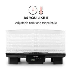 Bananarama Dörrautomat Schwarz 550W Trockner Dehydrator 6 Etagen 15 Bananarama Dörrautomat Schwarz 550W Trockner Dehydrator 6 Etagen -Haushaltsgeräte Store 10027831 yy 0005 logo Klarstein Bananarama Doerrautomat schwarz reedit