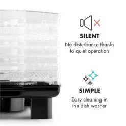 Bananarama Dörrautomat Schwarz 550W Trockner Dehydrator 6 Etagen 16 Bananarama Dörrautomat Schwarz 550W Trockner Dehydrator 6 Etagen -Haushaltsgeräte Store 10027831 yy 0006 logo Klarstein Bananarama Doerrautomat schwarz reedit