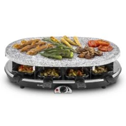 Steaklette Raclettegrill 1500 W Granit-Natursteinplatte 8 Personen -Haushaltsgeräte Store 10028449 yy 0003 titel Klarstein Steaklette Raclette Natursteingrill