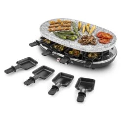 Steaklette Raclettegrill 1500 W Granit-Natursteinplatte 8 Personen -Haushaltsgeräte Store 10028449 yy 0007 titel Klarstein Steaklette Raclette Natursteingrill