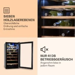 Vinamour 26 Uno Weinkühlschrank 26 Flaschen 88 Liter Edelstahl LED -Haushaltsgeräte Store 10028491 de 0005 logo