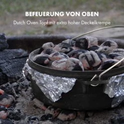 Hotrod 85 Dutch Oven BBQ-Topf 9 Qt / 8,5 Liter Gusseisen Schwarz 14 Hotrod 85 Dutch Oven BBQ-Topf 9 Qt / 8,5 Liter Gusseisen Schwarz -Haushaltsgeräte Store 10029167 de 0005 logo