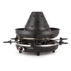Taste Volcano Tartarengrill Raclettegrill 1500 W 6 Personen Schwarz 13 Taste Volcano Tartarengrill Raclettegrill 1500 W 6 Personen Schwarz -Haushaltsgeräte Store 10030307 yy 0007 front Klarstein Tataren Grill Raclette Grill