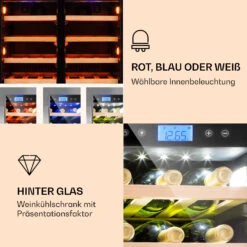 Vinovilla 42 Twin Built-In Duo Weinkühlschrank 2 Zonen 126l 42 Fl Glas -Haushaltsgeräte Store 10032032 de 0003 logo