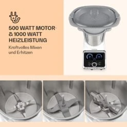 GrandPrix Küchenmaschine 500W / 1000W 2,5l Edelstahl-Rührschüssel 11 GrandPrix Küchenmaschine 500W / 1000W 2,5l Edelstahl-Rührschüssel -Haushaltsgeräte Store 10032089 de 0003 logo