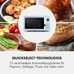 Fine Dinesty 2-in-1-Mikrowelle: 23l 800W / Grill: 1000W Blau 14 Fine Dinesty 2-in-1-Mikrowelle: 23l 800W / Grill: 1000W Blau -Haushaltsgeräte Store 10032201 de 0005 logo
