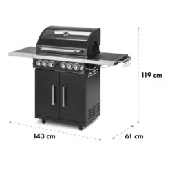 Tomahawk 4.2 SBG Gasgrill 6 Brenner 20,7 KW 64x42cm Grill Edelstahl -Haushaltsgeräte Store 10032308 yy 0012 logo Klarstein Tomahawk SBG Gasgrill Edelstahl