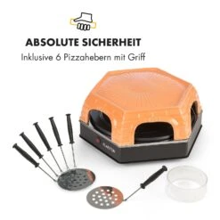 Capricciosa Pizzaofen 1500W Abdeckung Aus Terracotta Warmhaltefunktion 18 Capricciosa Pizzaofen 1500W Abdeckung Aus Terracotta Warmhaltefunktion -Haushaltsgeräte Store 10032597 de 0008 logo