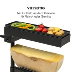 Appenzell Peak Raclette Mit Grill 1000W Thermostatschalter Schwarz -Haushaltsgeräte Store 10032694 de 0004 logo