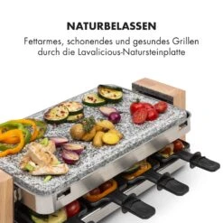 Prime-Rib Raclettegrill 8 Pers. 1500 W Natursteinplatte Edelstahl Holz -Haushaltsgeräte Store 10032695 de 0003 logo