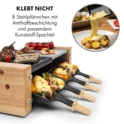 Chateaubriand Nuovo Raclette 1200W Aluminium / Stein 8 Personen Holz -Haushaltsgeräte Store 10032729 de 0004 logo