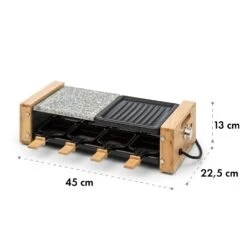 Chateaubriand Nuovo Raclette 1200W Aluminium / Stein 8 Personen Holz -Haushaltsgeräte Store 10032729 yy 0007 logo