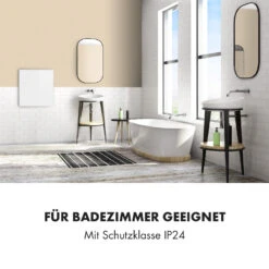 Wonderwall Smart Infrarotheizung 60x60cm App 360W Wochentimer IP24 -Haushaltsgeräte Store 10032784 de 0006 logo