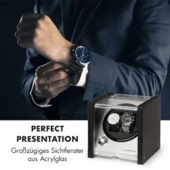 Tokyo 2 Uhrenbeweger, 2 Uhren, 3 Geschwindigkeiten, 4 Modi, Schwarz -Haushaltsgeräte Store 10032799 de 0002 logo