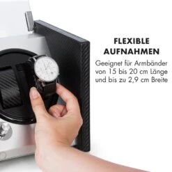 Tokyo 2 Uhrenbeweger, 2 Uhren, 3 Geschwindigkeiten, 4 Modi, Schwarz -Haushaltsgeräte Store 10032799 de 0007 logo