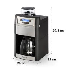Aromatica II Duo Kaffeemaschine, Integriertes Mahlwerk, 1,25 L Silber -Haushaltsgeräte Store 10032865 yy 0011 logo Klarstein Aromatica II Duo Kaffeemaschine schwarz