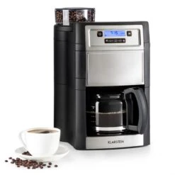 Aromatica II Kaffeemaschine, Mahlwerk, 1,25 L, Silber