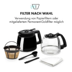 Aromatica II Set Kaffeemaschine, Mahlwerk, 1,25 L, Schwarz -Haushaltsgeräte Store 10032874 de 0004 logo