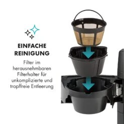 Aromatica II Thermo Kaffeemaschine, Mahlwerk, 1,25 L, Schwarz 19 Aromatica II Thermo Kaffeemaschine, Mahlwerk, 1,25 L, Schwarz -Haushaltsgeräte Store 10032876 de 0007 logo