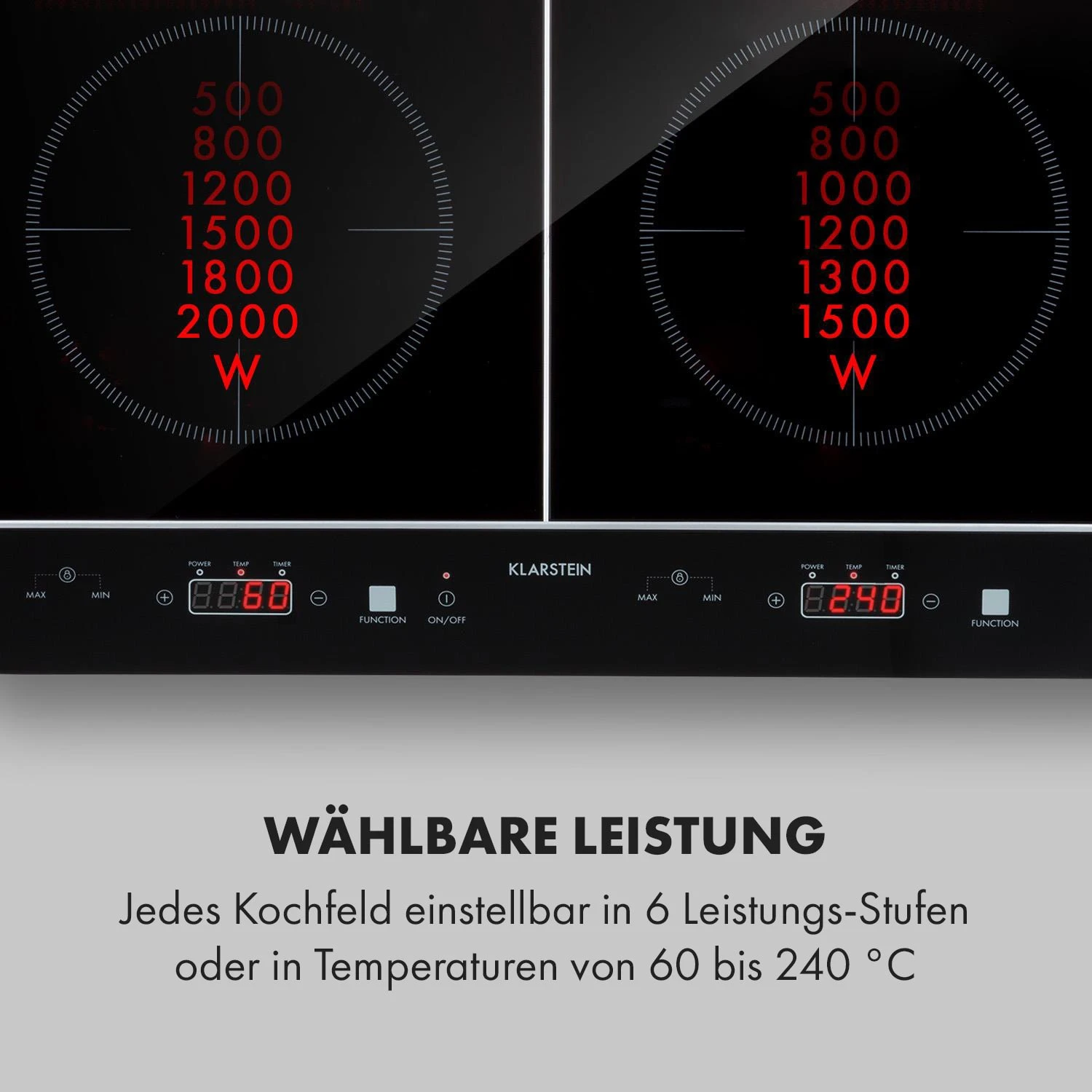 VariCook Neo Induktions-Doppelkochfeld 3500W SenseControl Glaskeramik 5 VariCook Neo Induktions-Doppelkochfeld 3500W SenseControl Glaskeramik – Bild 3