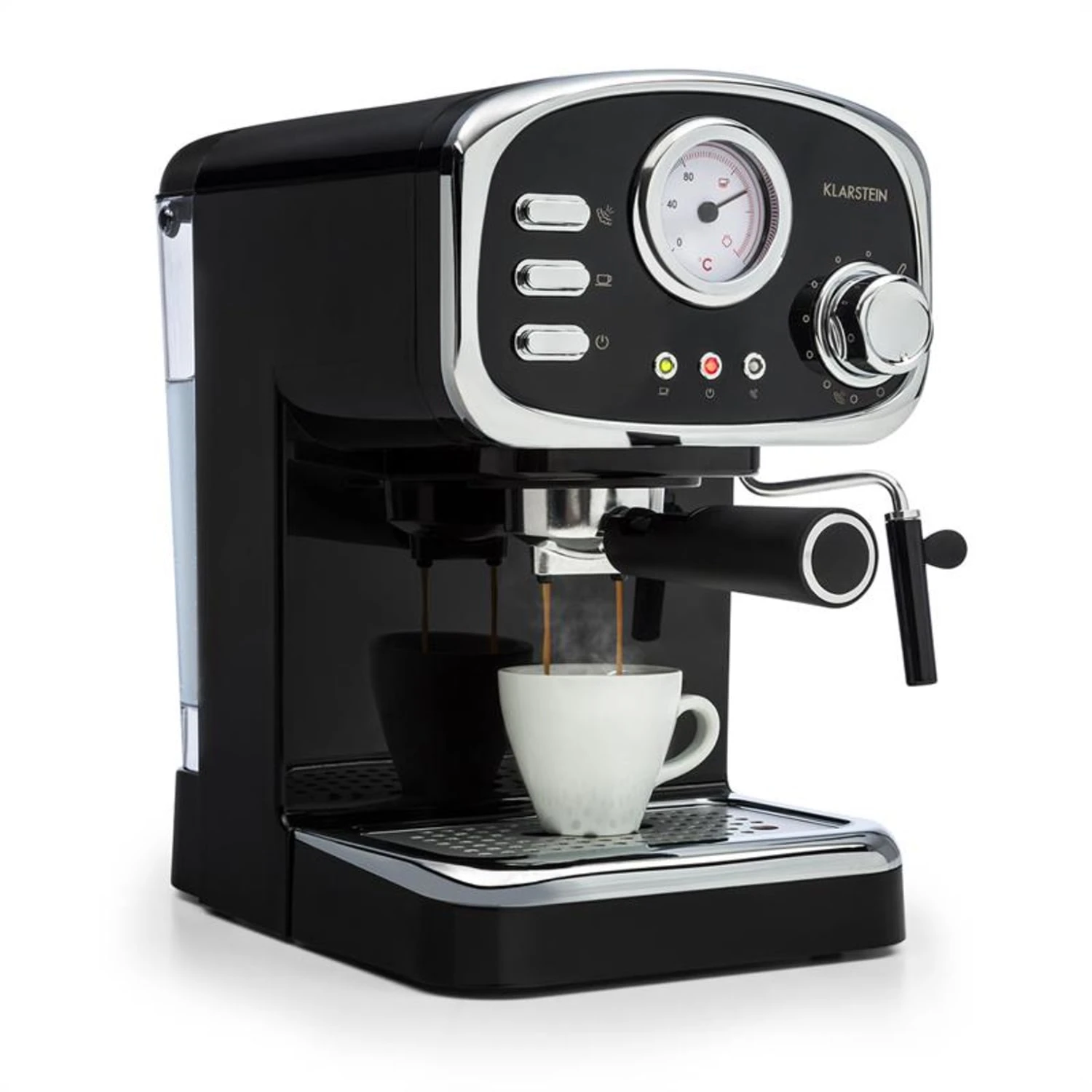 Espressionata Gusto Espressomaschine 1100W 15 Bar Druck Schwarz 3 Espressionata Gusto Espressomaschine 1100W 15 Bar Druck Schwarz