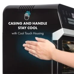 AeroVital Cube Heißluftfritteuse 1600W 12l Timer 16 Programme Schwarz -Haushaltsgeräte Store 10033248 yy 0007 logo Klarstein AeroVital Cube Heissluftfritteuse schwarz reedit