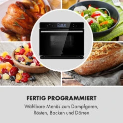 MasterFresh Dampfbackofen 230°C 24l Touch-Bedienfeld Schwarz -Haushaltsgeräte Store 10033284 de 0007 logo