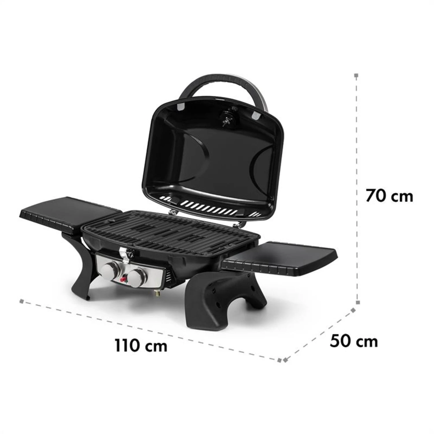 Parforce Duo Gasgrill 2 Brenner 4,4kW 15000BTU 300°C Grau 12 Parforce Duo Gasgrill 2 Brenner 4,4kW 15000BTU 300°C Grau – Bild 10