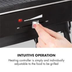 Porterhouse Elektrogrill 2200W Antihaft-Grillfläche Schwarz -Haushaltsgeräte Store 10033322 yy 0007 logo Klarstein Porterhouse Elektrogrill 2200W schwarz