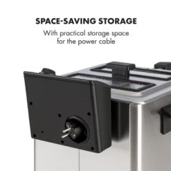 Family Fry Fritteuse 3000W Oil Drain Technology Edelstahl Silber 18 Family Fry Fritteuse 3000W Oil Drain Technology Edelstahl Silber -Haushaltsgeräte Store 10033342 yy 0009 logo Klarstein Family Fry Fritteuse 3000W silber