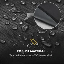 Hot & Hot Wetterschutzhaube 600D Canvas 30/70% PE/PVC Schwarz 11 Hot & Hot Wetterschutzhaube 600D Canvas 30/70% PE/PVC Schwarz -Haushaltsgeräte Store 10033537 yy 0005 logo Klarstein Hot and Hot Wetterschutzhaube schwarz
