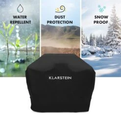 Tomahawk 3.1 S Wetterschutzhaube 300D Canvas 30/70% PE/PVC Schwarz -Haushaltsgeräte Store 10033569 yy 0005 logo Klarstein Tomahawk S Wetterschutzhaube schwarz