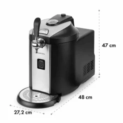 Beerkules Bierzapfanlage 5l Fässer Kompressor 120W Cooling: 4h 23 Beerkules Bierzapfanlage 5l Fässer Kompressor 120W Cooling: 4h -Haushaltsgeräte Store 10033689 yy 0011 logo Klarstein Beerkules Bierzapfanlage schwarz