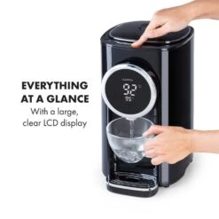 Hot Spring Plus Heißwasserspender 5l Edelstahl-Wassertank 45-95 °C 13 Hot Spring Plus Heißwasserspender 5l Edelstahl-Wassertank 45-95 °C -Haushaltsgeräte Store 10033753 yy 0004 logo Klarstein Hot Spring Heisswasserspender schwarz