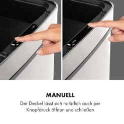 Touchless Müllsammler Sensor 72L 4 Behälter ABS PP Edelstahl Gebürstet -Haushaltsgeräte Store 10034128 de 0008 logo