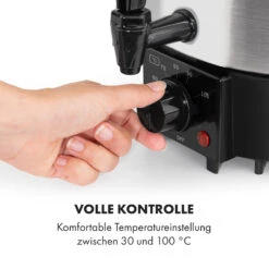 Biggie Eco Einkochautomat & Getränkespender 1000W 30-100°C Zapfhahn 9l -Haushaltsgeräte Store 10034147 de 0003 logo