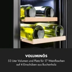Vinovilla 17 Built-In Duo Weinkühlschrank 53l 17 Fl. 2 Zonen Glastür -Haushaltsgeräte Store 10034154 de 0005 logo
