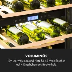 Vinovilla 43 Built-In Duo Onyx Weinkühlschrank 129l 43 Fl. 2 Zonen -Haushaltsgeräte Store 10034155 de 0005 logo