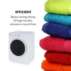 Jet Set Mini-Wäschetrockner Ablufttrockner 1020W EEK C 3kg 50cm Weiß 14 Jet Set Mini-Wäschetrockner Ablufttrockner 1020W EEK C 3kg 50cm Weiß -Haushaltsgeräte Store 10034158 yy 0005 logo Klarstein Jet Set Waeschetrockner weiss