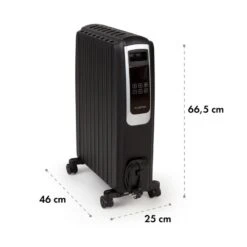 Thermaxx Noir Ölradiator 2500W 10-30° C 24h-Timer Fernbedienung 17 Thermaxx Noir Ölradiator 2500W 10-30° C 24h-Timer Fernbedienung -Haushaltsgeräte Store 10034253 yy 0008 logo Klarstein Thermaxx Noir oelradiator schwarz