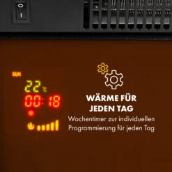 Verbier Elektrischer Kamin Elektrokamin 1000 / 2000 W LED-InstaFire Thermostat Timer Überhitzungsschutz -Haushaltsgeräte Store 10034396 de 0004 logo