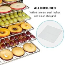 Flavour Dry Dörrautomat Temperatur: 35 - 75 °C Digitaler Thermostat -Haushaltsgeräte Store 10034423 yy 0005 logo Klarstein Flavour Dry Doerrautomat schwarz