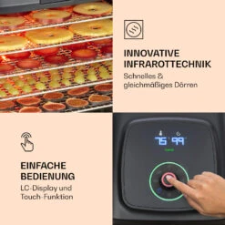 Florida Jerky Dörrautomat Infrarot 500W 4 Programme 35 Bis 75 °C -Haushaltsgeräte Store 10034430 de 0003 logo