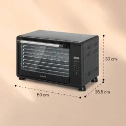 Mega Jerky Dörrautomat 650W 35-80°C LC-Touch-Display Timer 8 Ebenen -Haushaltsgeräte Store 10034439 yy 0006 logo