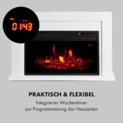 Blanca Elektrischer Kamin 1000/2000W LED 10-30 °C Wochentimer -Haushaltsgeräte Store 10034487 de 0005 logo