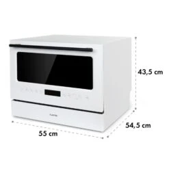 Azuria Geschirrspülmaschine 1380W 6,5L 6 Gedecke Schwarze Glasfront 24 Azuria Geschirrspülmaschine 1380W 6,5L 6 Gedecke Schwarze Glasfront -Haushaltsgeräte Store 10034510 yy 0011 logo Klarstein Azuria Geschirrspuelmaschine weiss