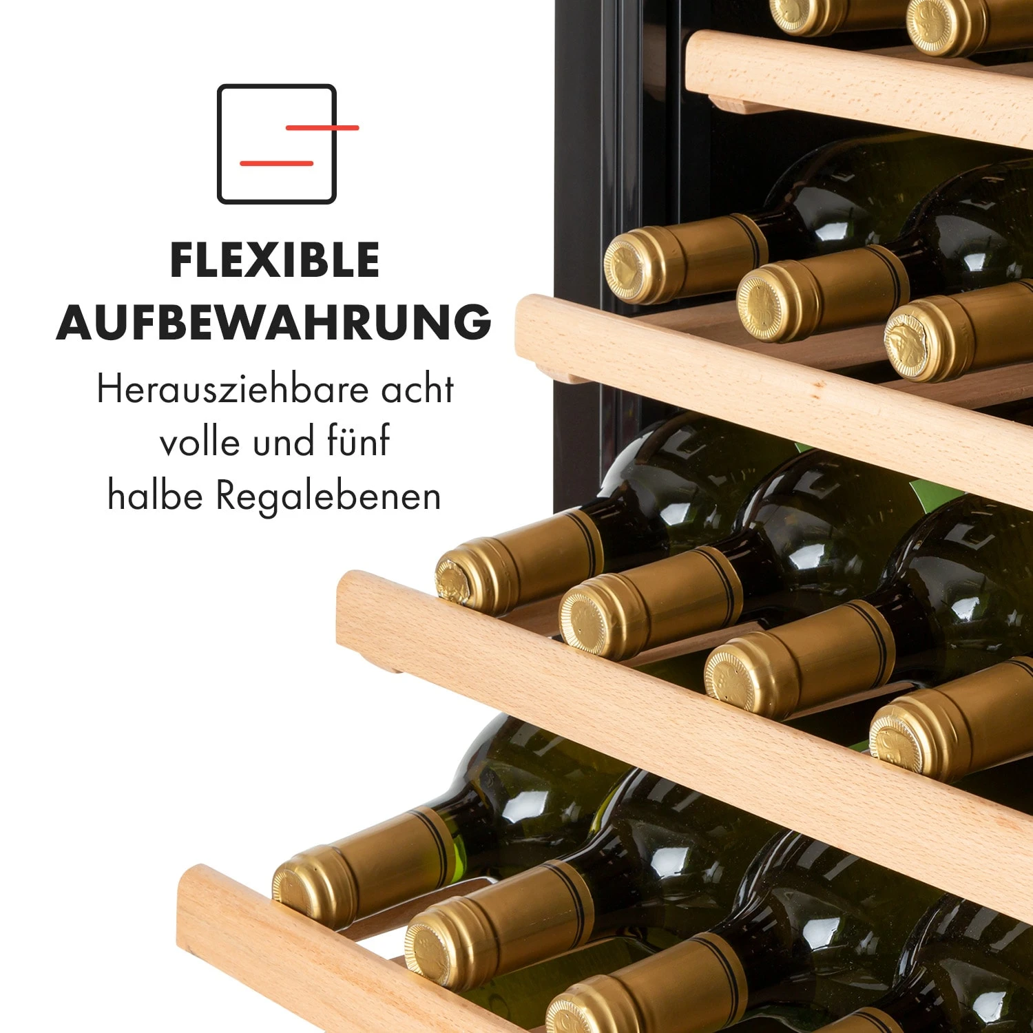 First Class 129 Weinkühlschrank 4 Dispenser 129Fl 5-22°C Touch Glastür 9 First Class 129 Weinkühlschrank 4 Dispenser 129Fl 5-22°C Touch Glastür – Bild 7